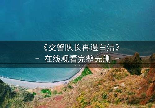 《交警队长再遇白洁》- 在线观看完整无删 - 当正义与旧情再度碰撞