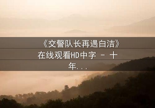 《交警队长再遇白洁》在线观看HD中字 - 十年重逢,命运再掀波澜