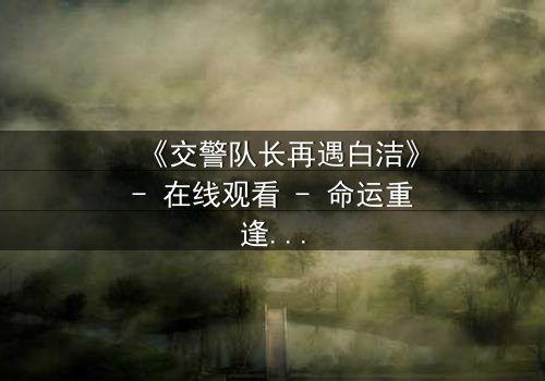 《交警队长再遇白洁》- 在线观看 - 命运重逢,情仇交织的惊心对决